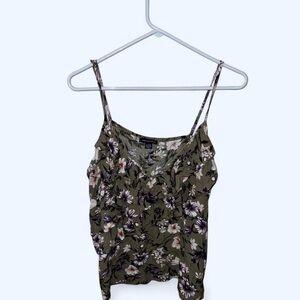Floral Green Women's Top